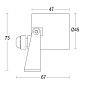 Светильник для деревьев MaxiSegno Spot Strap 45 Ghidini GH1236 — фото 9