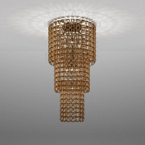 Потолочный светильник GIOGALI CA3 CRYSTAL GOLD MATT BRONZE 1 E27 CE
