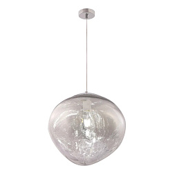 MALAGA SP1 D360 CHROME Crystal Lux Malaga подвесной светильник с прозрачным стеклянным плафоном хромового оттенка