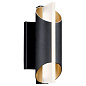 Astalis 12" LED Wall Light Textured Black and Burnished Gold уличный настенный светильник 59076BKTLED Kichler