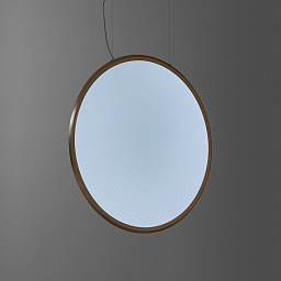 1993260A Artemide Discovery подвесной светильник с овальной световой панелью и плавным рассеиванием