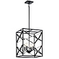 Sevan 4 Light Foyer Pendant Black подвесной светильник 52141BK Kichler — фото 1