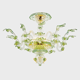 apollo-dei-dogi-with-leaves-ceiling-lamp Sogni Di Cristallo Apollo Dei Dogi with Leaves Потолочный светильник