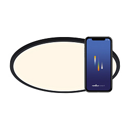 2015136103 Nordlux oja smart потолочный светильник с управлением через смартфон чёрный