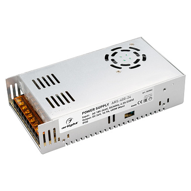 026864 Arlight блок питания ARS-400-24 (24V, 16,7A, 400W)
