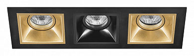 D537030703 Lightstar Domino точечный светильник, 50Вт, золото;черный