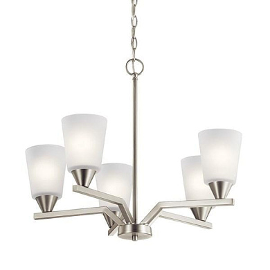 Skagos 5 Light Chandelier Brushed Nickel люстра 52231NI Kichler