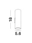 9450881 NOSA Novaluce настенный светильник LED GU10 2x10 IP20 220-240В