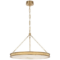 EU-MF5204 Visual Comfort Matthew подвесная люстра с широким круговым рассеивателем на цепном подвесе