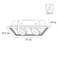 A8450PL-2WH Arte Lamp Merga карданный светильник LED 2х50W 4900Lm 4000K — фото 7