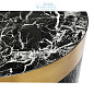 112251 Coffee Table Caron faux black marble brass finish Eichholtz