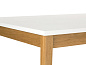 Blanco Прямоугольный обеденный стол из ДСП с меламиновым покрытием Woodman