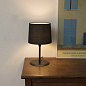 64311-06 CONGA BLACK TABLE LAMP BLACK LAMPSHADE ø250*200*ø2 настольная лампа Faro barcelona