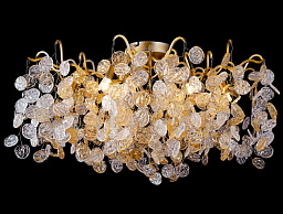 TENERIFE PL8 Crystal Lux TENERIFE потолочный светильник с множеством хрустальных подвесок на металлическом основании