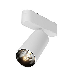 TR103-1-12W3K-M-W Maytoni Focus магнитный трековый поворотный светильник белого цвета с направленным освещением Radity