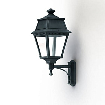 Avenue 2 N° 7; Clear glass Built-in LED 2700°K warm white 13W; Green Patina