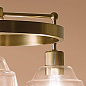 Eastmont 3 Light Chandelier Brushed Natural Brass and Walnut Wood люстра 52402BNB Kichler — фото 6