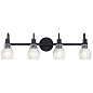 Greenbrier 4 Light Vanity Light Black настенный светильник 45393BK Kichler — фото 1