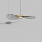 L0840203 VERTIGO Petite Friture Подвесной светильник геометрический сферический средний черно-белый — фото 4