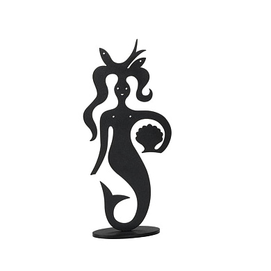 20165201 Silhouette Vitra Фигурка настенная силуэт русалки чёрная
