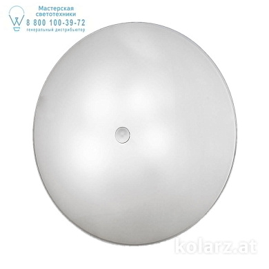 Kolarz CENTRO 0314.U16.5.W потолочный светильник хром белый ø90cm высота 8cm 5 ламп e27