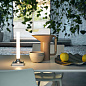 09561XX Kartell Goodnight Настольная лампа портативная уличная, глянцевый хром — фото 2
