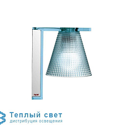 09120AZ Kartell Light Air настенный светильник бра с голубым прозрачным плафоном