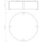Абажур Astro Lighting Elba Round 450 белый — фото 4
