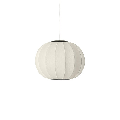 KW45 PW LED Knit-Wit Made By Hand Потолочный светильник Ø45 с белым фактурным абажуром LED