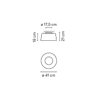 Tube,Ceiling Grey L2 2700K,DALI 1-10V PUSH