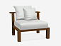 Gervasoni Outdoor Садовое кресло из ткани Gervasoni PID125920