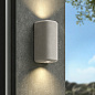 Уличный настенный светильник Astro Lighting Brixham Twin угольный бетон — фото 4