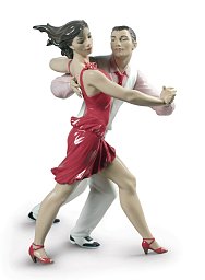 Фарфоровая статуэтка пары, танцующей сальсу Salsa Lladro, лимитированная серия 01009146