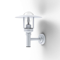 Newpark N° 2; Clear glass E27 105W; White
