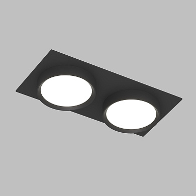 Встраиваемый точечный светильник Denkirs Flat DK2092-BK