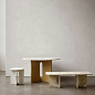 71152-002050 Audo Copenhagen Androgyne Журнальный столик, Кунис Брекчиа — фото 13