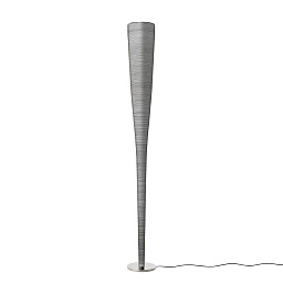 FN111003R3_20 Foscarini Mite торшер с высоким вытянутым корпусом из углеродного волокна чёрного цвета