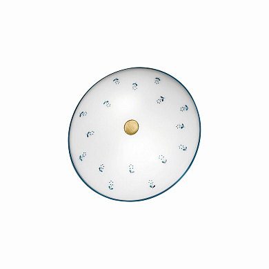 потолочный светильник с латуневым кольцом