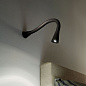 7221 Linea Light Snake LED AP M настенный светильник с регулируемым кронштейном чёрный — фото 1