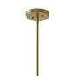 Kimrose 12 Light Chandelier with Clear Fluted Glass Brushed Natural Brass люстра 52412BNB Kichler — фото 5