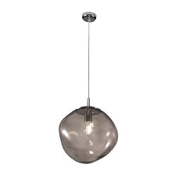 Подвесной светильник Saxa Metal Lux, 1 лампа, дымчатое стекло 274.535.18