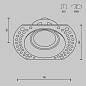 DL042-01-RD-W Maytoni Dot Встраиваемый светильник 10W Белый — фото 8
