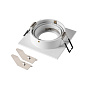 1007349 SLV NEW TRIA® 75 mount. ring square white монтажное кольцо — фото 2