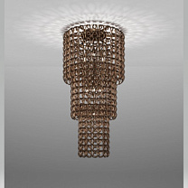Потолочный светильник GIOGALI CA3 CRYSTAL BRONZE MATT BRONZE 1 E27 CE