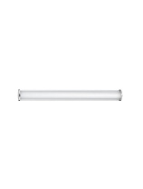 Acrylic Chrome Metal Aluminium LED 14Watt 220-240Volt 910Lm IP44 3000-4000K CCT by Dip Switch L:60 W:10 H:6.3 cm