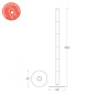 TAK116106 Lumen Center Také Plus 06 PT напольный светильник с шестью элементами и регулируемой яркостью матовый белый — фото 1