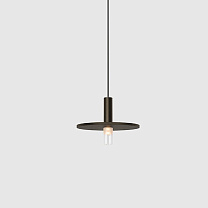 oran pendant kap glass in-nuit, cylinder, E1, gun black