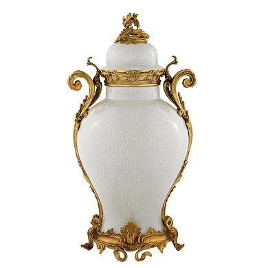 109952 Vase Armand cream керамика Eichholtz