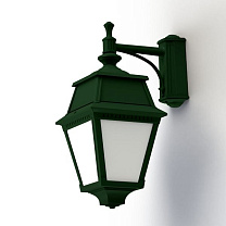 Avenue 2 N° 4; Opal PMMA Built-in LED 2700°K warm white 13W; British green