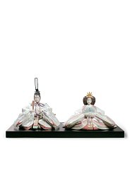 Фарфоровая статуэтка японской императорской пары Hina Dolls 2015 Lladro, лимитированная серия 01009208